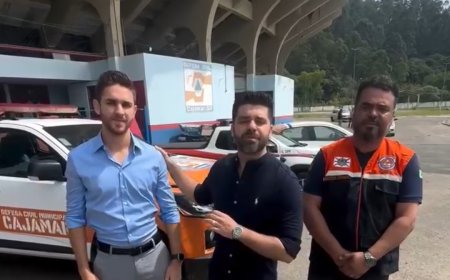 Danilo Joan reúne Kauãn Berto e Defesa Civil para discutir chuvas intensas previstas para Cajamar e Grande São Paulo.