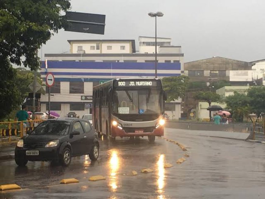 A sexta-feira em Cajamar será de calor e chuva forte