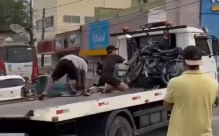 Menores tentam danificar bicicletas motorizadas em guincho após apreensão em Cajamar