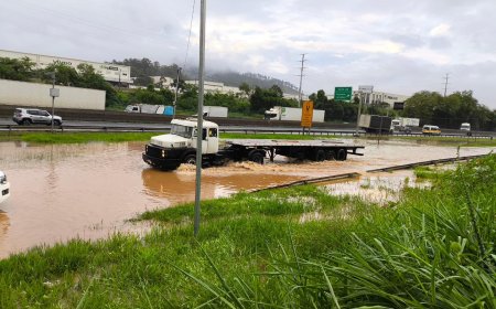 Defesa Civil de Cajamar registrou sete ocorrências de alagamentos por conta das chuvas na ultima quinta e sexta-feira (27)