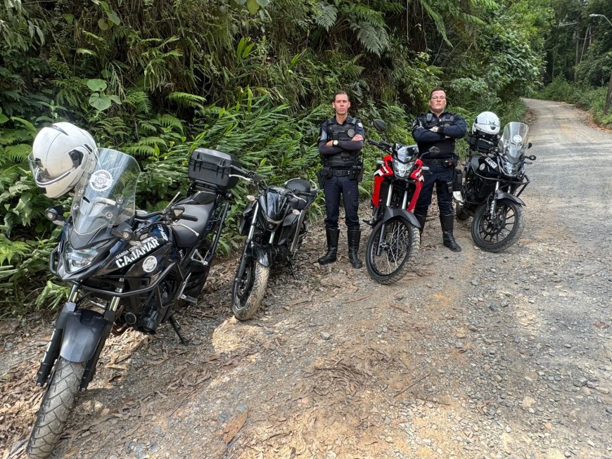 Equipes de ROMO da Guarda Municipal de Cajamar recuperam motos roubadas em Jundiaí