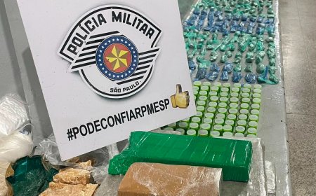 Força Tática localiza grande quantidade de drogas em residência durante ocorrência em Francisco Morato