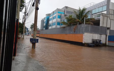 Chuvas intensas causam alagamentos em ruas e avenidas de Cajamar