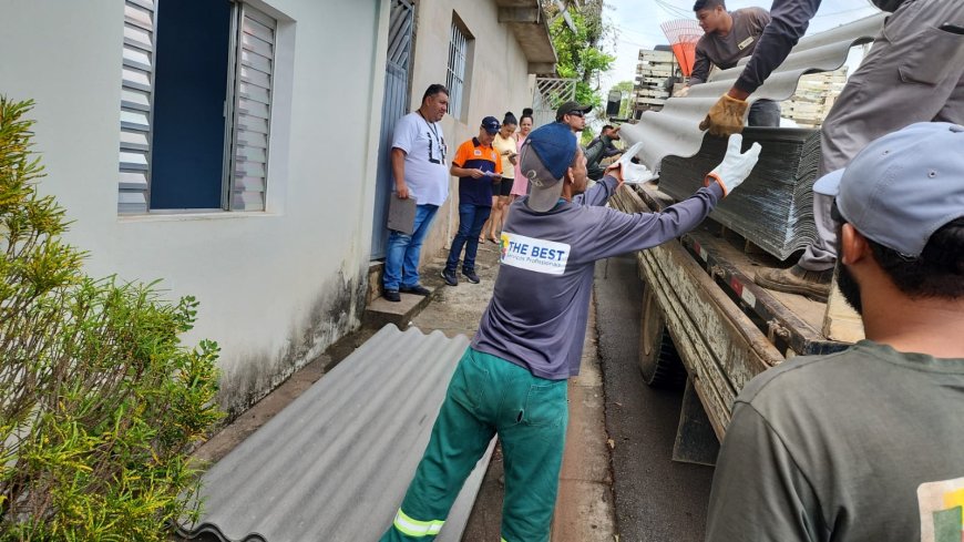 Prefeitura intensifica apoio às famílias afetadas pela chuva de granizo