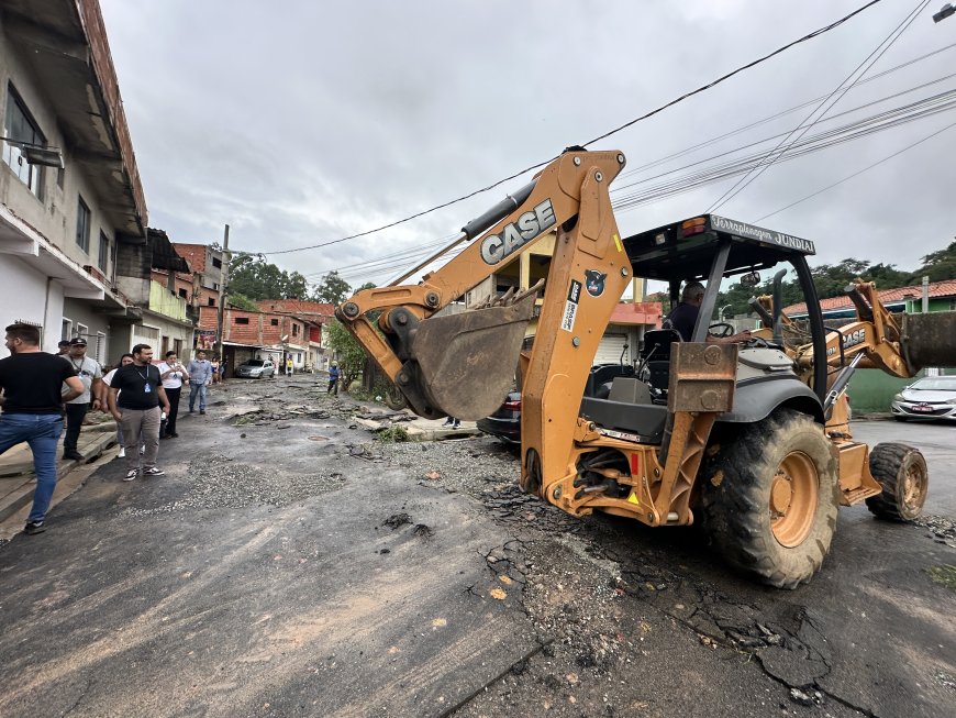 Bairro mais afetado pela chuva de quarta foi o bairro do Olaria