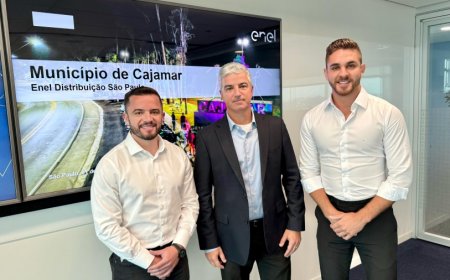 Kauãn Berto se reúne com presidente da Enel para cobrar melhorias no atendimento em Cajamar