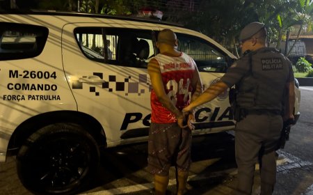 Polícia Militar detém homem armado após disparos em via pública em Cajamar