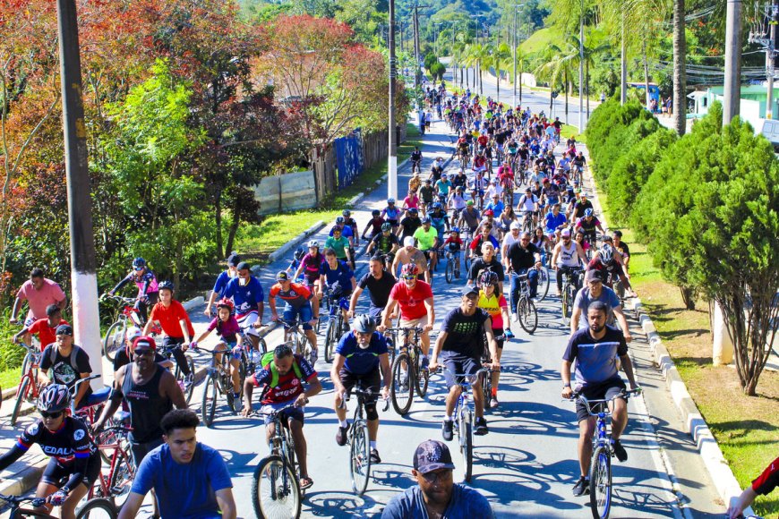 Passeio Ciclístico do Dia do Trabalhador agita Cajamar com sorteio de bicicletas e solidariedade