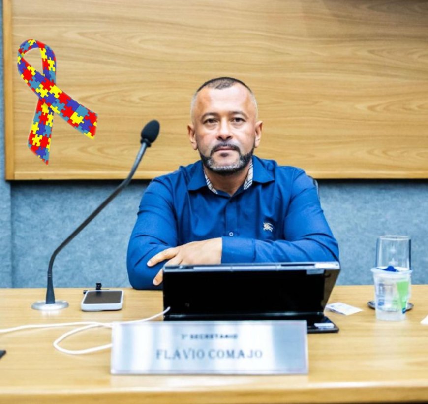 Projeto de autoria do vereador Flávio Comajo que institui Semana de Educação Alimentar e Nutricional para pessoas com TEA no calendário oficial é sancionado