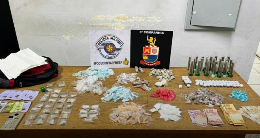 Polícia Militar prende homem com quase 450 porções de drogas durante operação em Cajamar