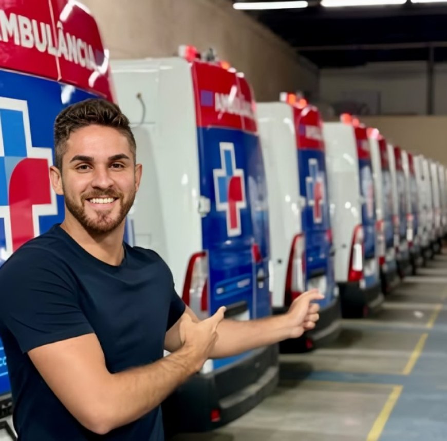 Cajamar reforça atendimento à saúde com chegada de 11 ambulâncias zero quilômetro
