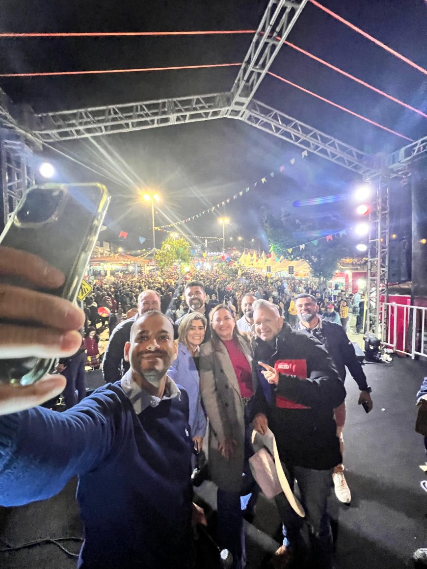 SUCESSO: Felipe Lima comanda a Festa Junina da Paradinha, a maiorda região; Mais de 20 mil pessoas passaram pelo evento em Franco da Rocha