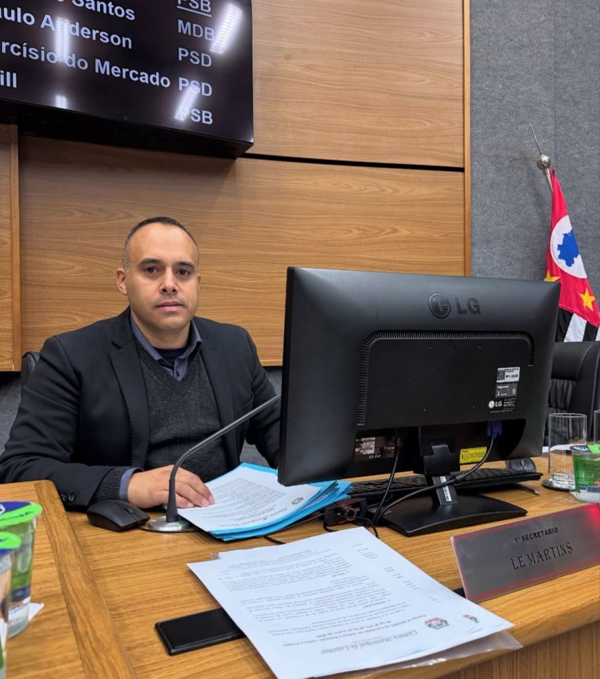 Vereador Lê Martins solicita informações sobre estrutura e funcionamento do Atendimento Educacional Especializado em Cajamar
