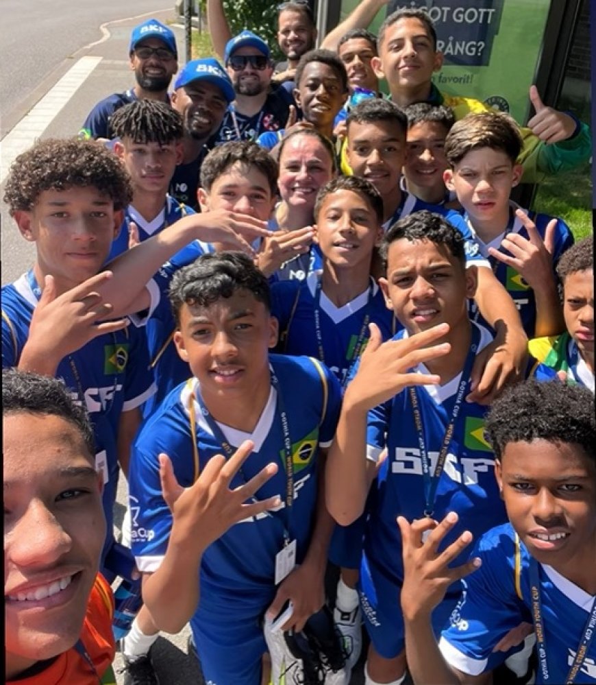 Esporte Clube Panorama representa Cajamar com destaque na Gothia Cup 2025, avançando até as oitavas de final