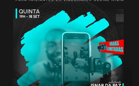 Câmara de Cajamar promove oficina gratuita de videomaker para jovens e adultos