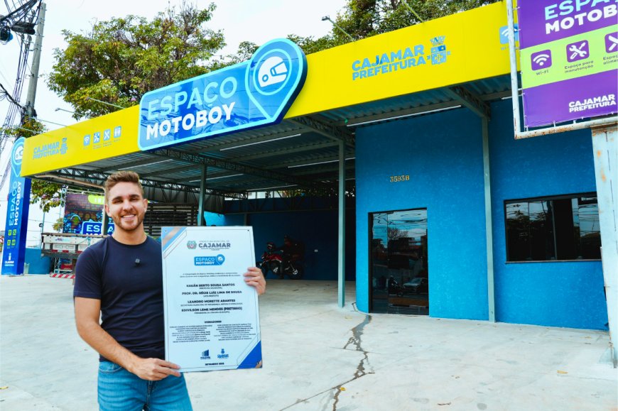 Kauan inaugura o 1º Espaço Motoboy de Cajamar