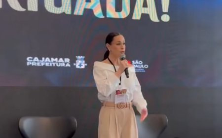 Nadja Haddad é nomeada madrinha do Projeto Cozinhalimento durante a 30ª Semana da Alimentação em São Paulo