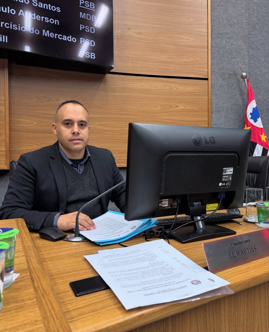 Vereador Lê Martins cobra informações sobre o serviço de fisioterapia no SUS em Cajamar