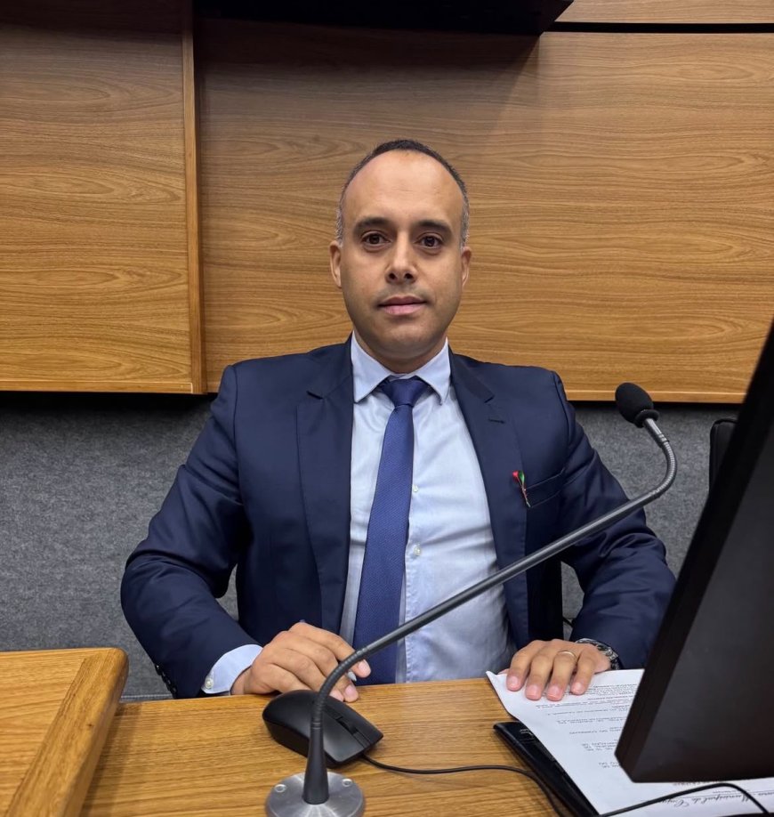 Vereador Lê Martins cobra melhorias para a Avenida Ribeirão dos Cristais, na Vila União, durante sessão da Câmara de Cajamar