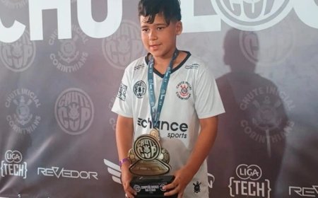 Jovem atleta de Cajamar conquista título em torneio no Parque São Jorge