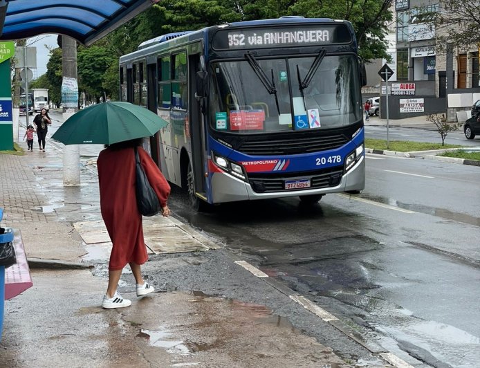 Chuvas, queda de temperatura e risco de temporal marcam a terça em Cajamar