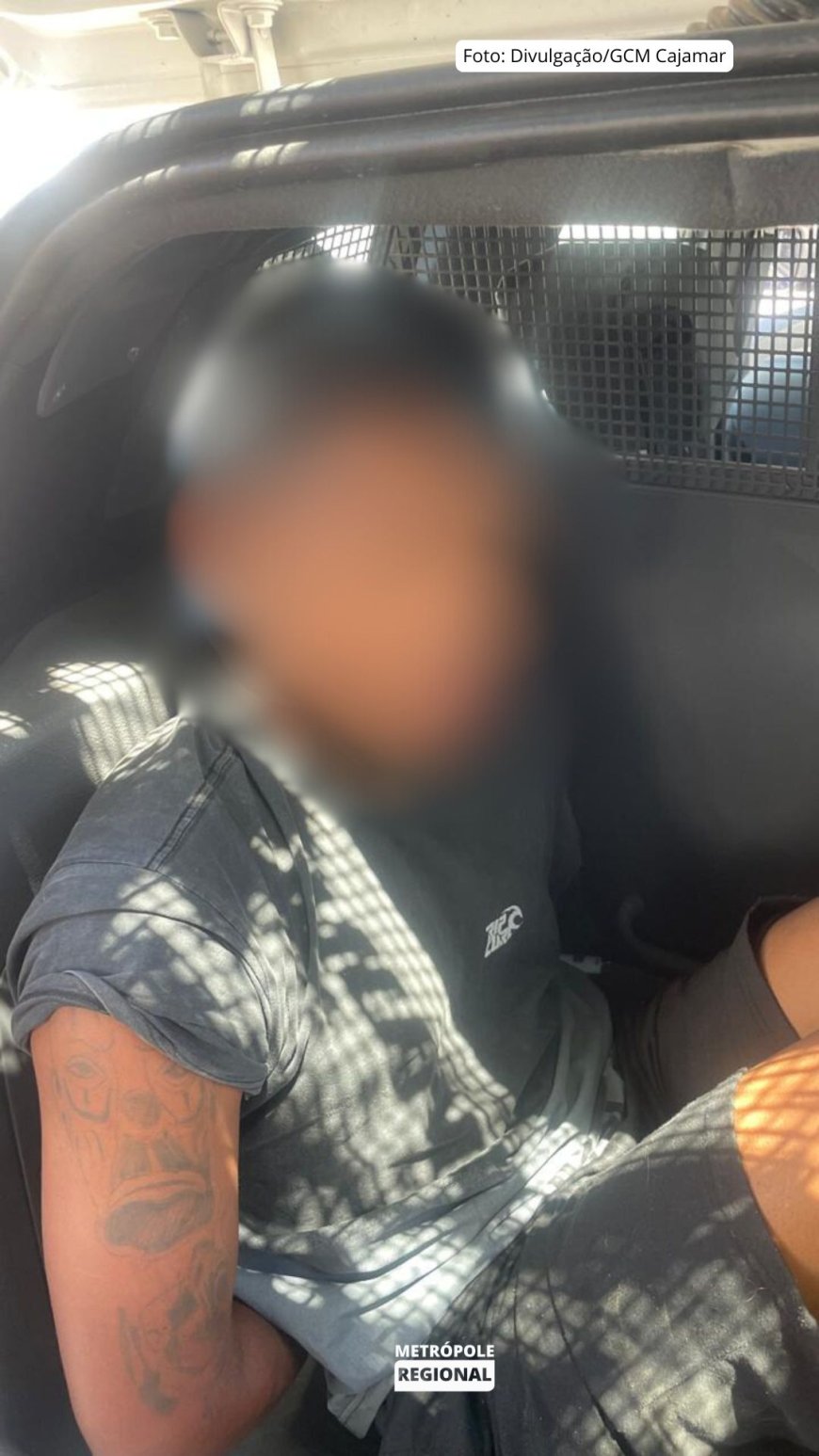 Guarda Municipal de Cajamar prende dois autores do roubo de moto após identificação pelo sistema Smart Cajamar