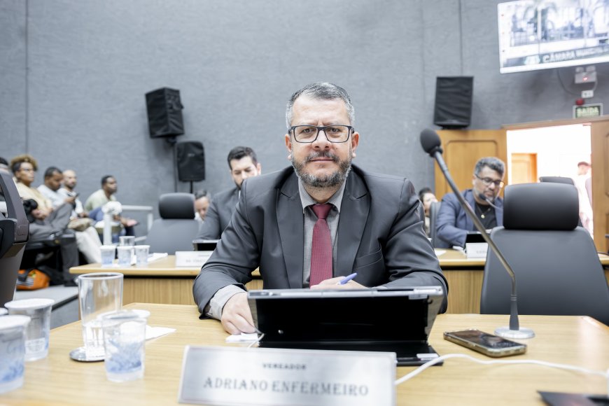 Vereador Adriano Enfermeiro faz balanço de sua atuação na Câmara de Cajamar em 2025