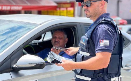 Fiscalizações do Detran-SP em Cajamar registram infrações no bafômetro e irregularidades em motocicletas