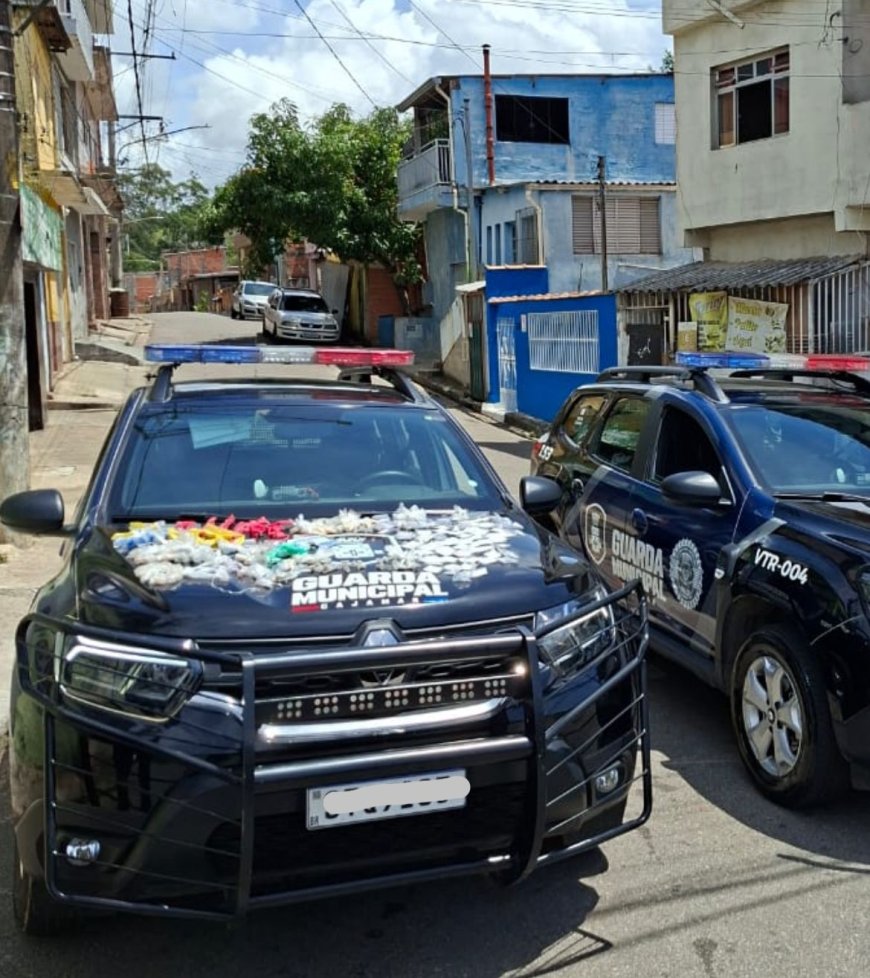 Guarda Municipal de Cajamar faz nova apreensão de drogas no Polvilho