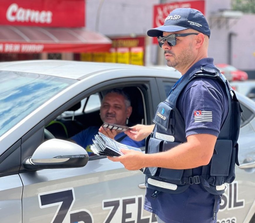 Fiscalizações do Detran-SP em Cajamar registram infrações no bafômetro e irregularidades em motocicletas