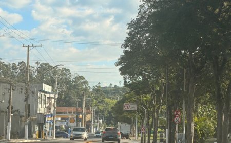 Semana começa com sol entre nuvens e temperaturas em elevação em Cajamar