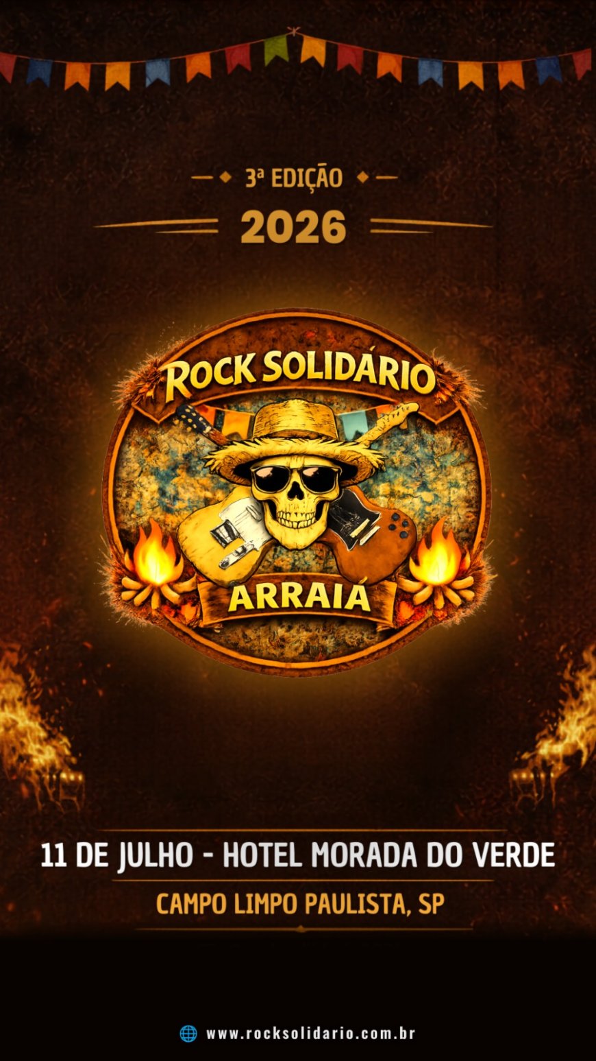 Rock Solidário une música, solidariedade e grandes bandas em Campo Limpo Paulista